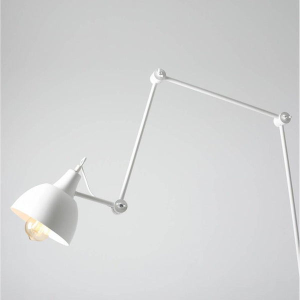 Aldex Lampa podłogowa AIDA 814A, biała, 1x60W E27
