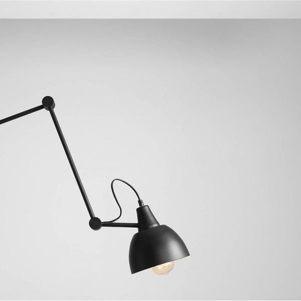 Aldex Lampa podłogowa AIDA 842A, czarna, 1x60W E27