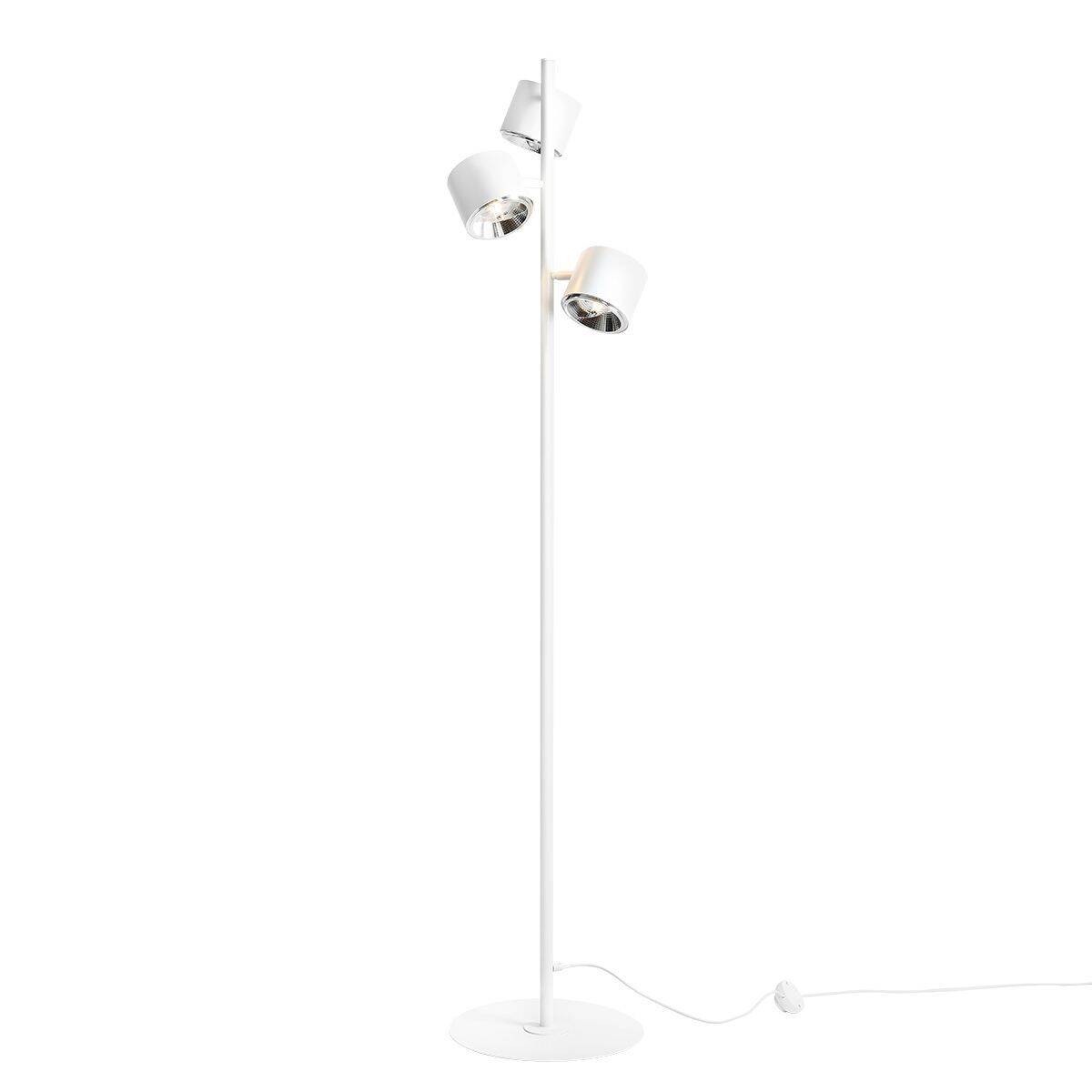 Aldex Lampa podłogowa BOT 1046A, biała, 3x35W GU10