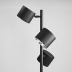 Aldex Lampa podłogowa BOT 1047A, czarna, 3x35W GU10