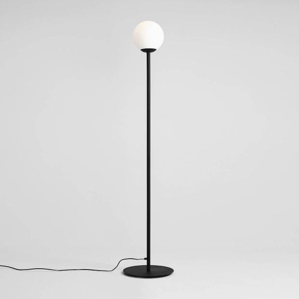 Aldex Lampa podłogowa PINNE 1080A1, czarny/biały, 1x60W E27