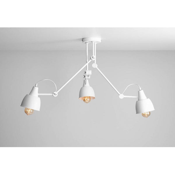 Aldex Lampa sufitowa AIDA 3, 814PL_E, biała, 3x60W E27