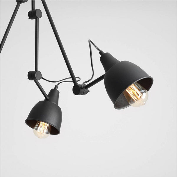Aldex Lampa sufitowa AIDA 3, 842PL_E, czarna, 3x60W E27