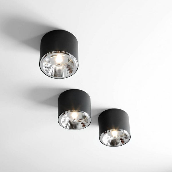 Aldex Lampa sufitowa BOT 1047PL_G, czarna, 1x35W GU10