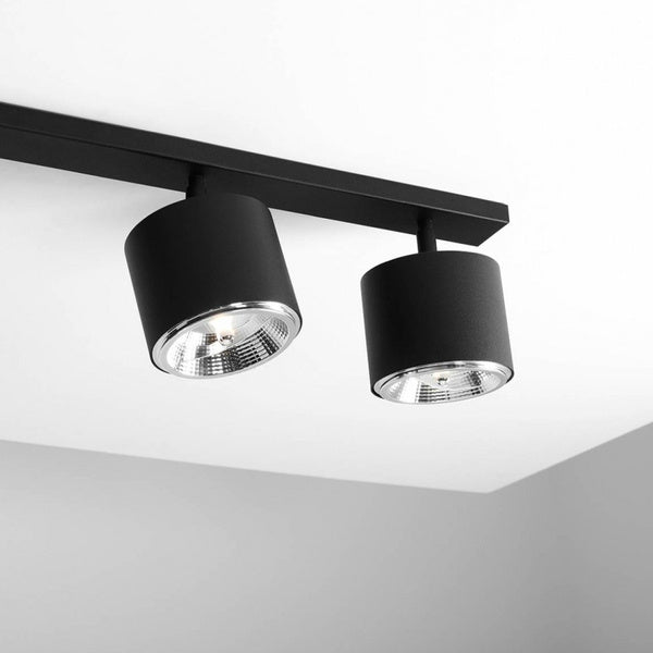 Aldex Lampa sufitowa BOT 2x2, 1047PL_L1, czarna, 4x35W GU10