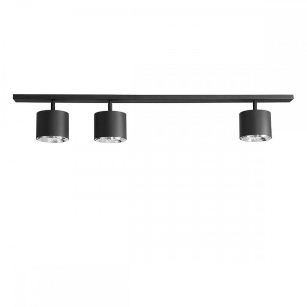 Aldex Lampa sufitowa BOT 3, 1047PL_E, czarna, 3x35W GU10