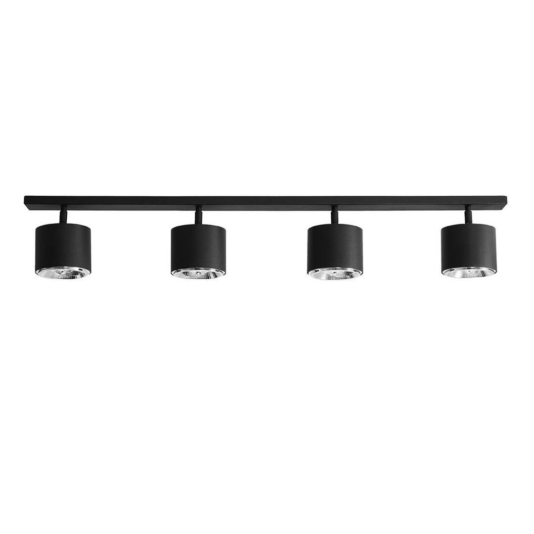 Aldex Lampa sufitowa BOT 4, 1047PL_L, czarna, 4x35W GU10