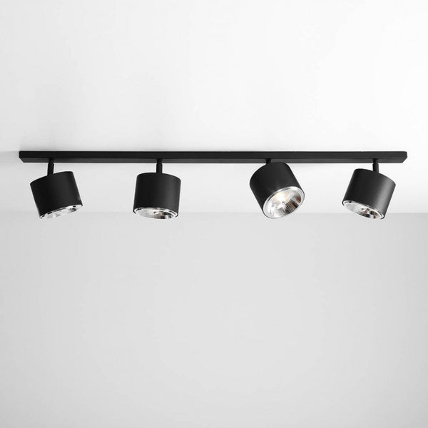 Aldex Lampa sufitowa BOT 4, 1047PL_L, czarna, 4x35W GU10
