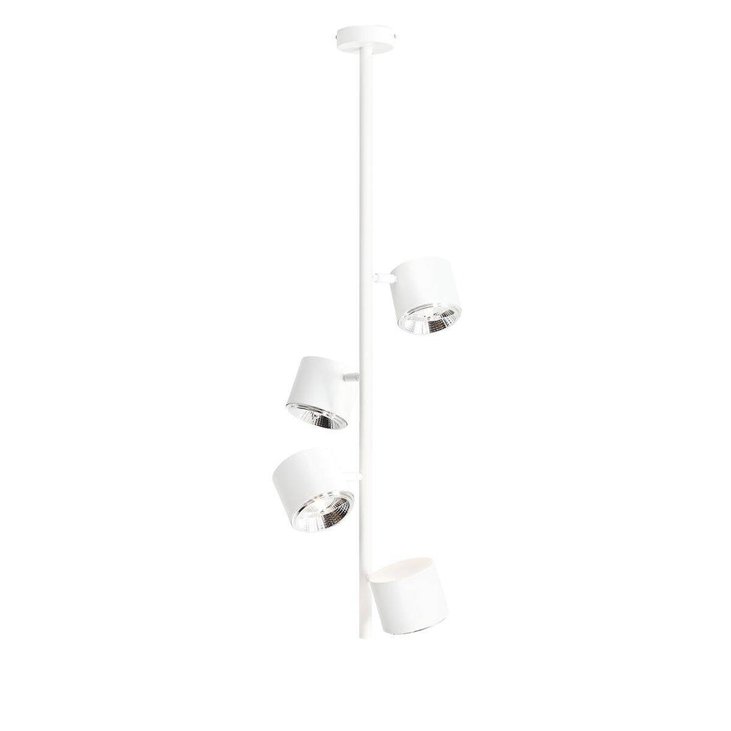 Aldex Lampa sufitowa BOT 4 PIONOWA 1046PL_L2, biała, 4x35W GU10