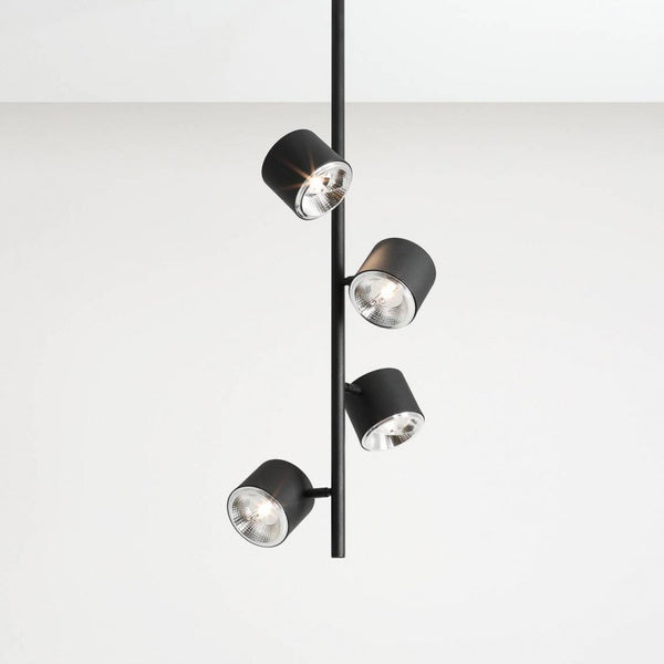 Aldex Lampa sufitowa BOT 4 PIONOWA 1047PL_L2, czarna, 4x35W GU10