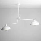 Aldex Lampa sufitowa ESPACE 2, 1036H, biała, 2x60W E27