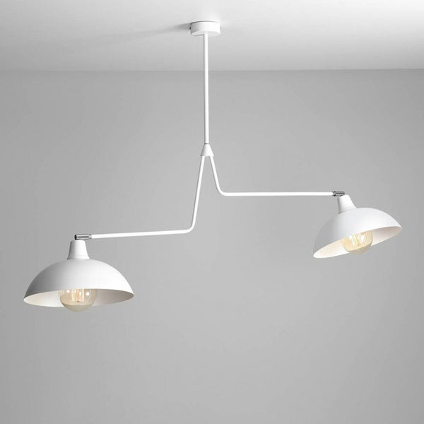 Aldex Lampa sufitowa ESPACE 2, 1036H, biała, 2x60W E27