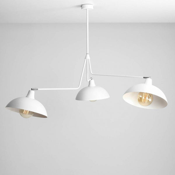 Aldex Lampa sufitowa ESPACE 3, 1036E, biała, 3x60W E27