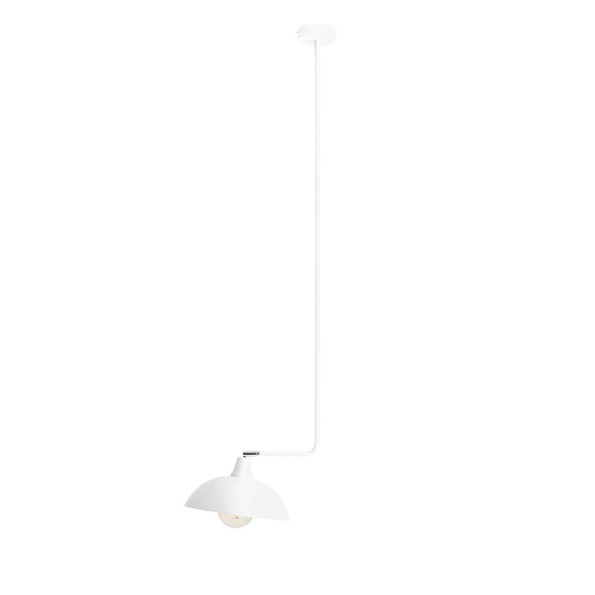 Aldex Lampa sufitowa ESPACE LONG 1036G_L, biała, 1x60W E27