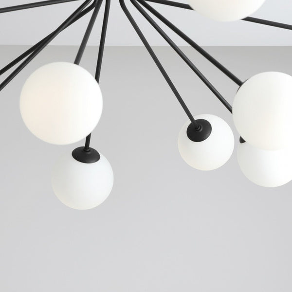 Aldex Lampa sufitowa HOLM 10, 1082PL_M1, czarny/biały, 10x40W E14