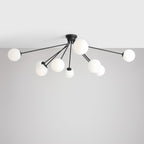 Aldex Lampa sufitowa HOLM 10, 1082PL_M1, czarny/biały, 10x40W E14