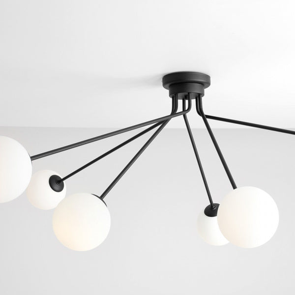 Aldex Lampa sufitowa HOLM 6, 1082PL_K1, czarny/biały, 6x40W E14