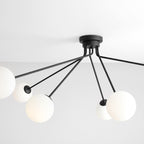 Aldex Lampa sufitowa HOLM 6, 1082PL_K1, czarny/biały, 6x40W E14