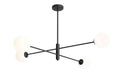 Aldex Lampa sufitowa HOMME 4, 1090PL_L1, czarny/biały, 4x40W E14