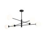Aldex Lampa sufitowa HOMME 6, 1090PL_K1, czarny/biały, 6x40W E14