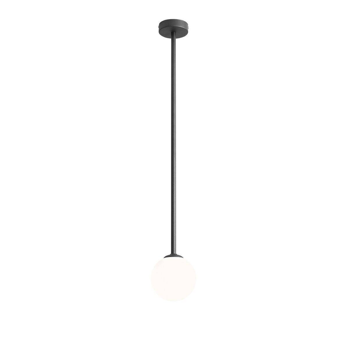 Aldex Lampa sufitowa PINNE LONG BLACK 1080PL_G1_L, czarny/biały, 1x40W E14