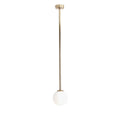 Aldex Lampa sufitowa PINNE LONG GOLD 1080PL_G30_L, złoty/biały, 1x40W E14