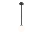 Aldex Lampa sufitowa PINNE MEDIUM BLACK 1080PL_G1_M, czarny/biały, 1x40W E14