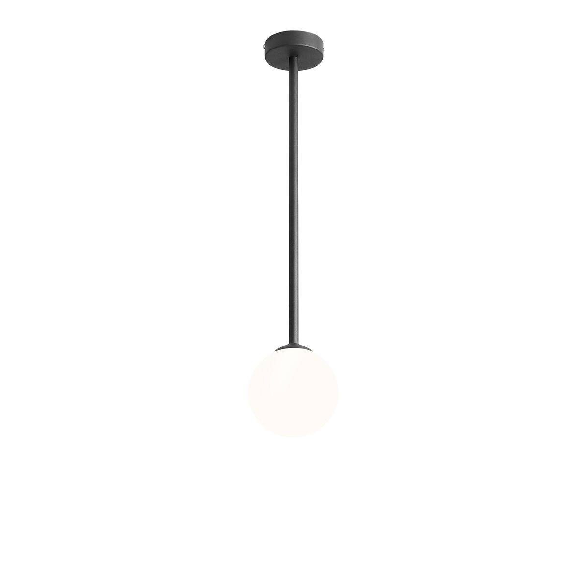 Aldex Lampa sufitowa PINNE MEDIUM BLACK 1080PL_G1_M, czarny/biały, 1x40W E14