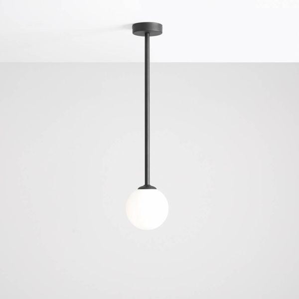 Aldex Lampa sufitowa PINNE MEDIUM BLACK 1080PL_G1_M, czarny/biały, 1x40W E14