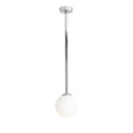 Aldex Lampa sufitowa PINNE MEDIUM CHROME 1080PL_G4_M, chrom/biały, 1x40W E14