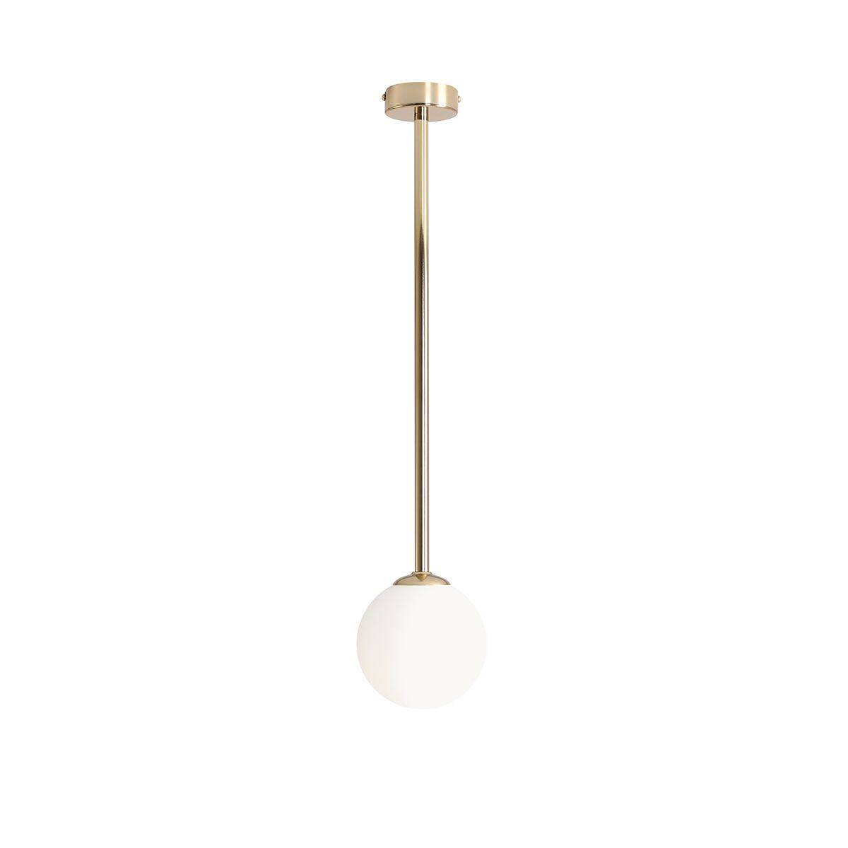Aldex Lampa sufitowa PINNE MEDIUM GOLD 1080PL_G30_M, złoty/biały, 1x40W E14