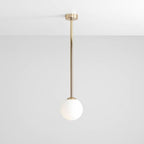 Aldex Lampa sufitowa PINNE MEDIUM GOLD 1080PL_G30_M, złoty/biały, 1x40W E14