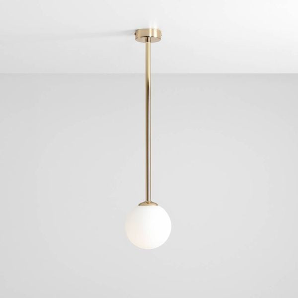 Aldex Lampa sufitowa PINNE MEDIUM GOLD 1080PL_G30_M, złoty/biały, 1x40W E14