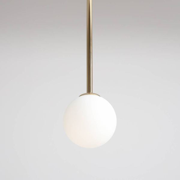 Aldex Lampa sufitowa PINNE MEDIUM GOLD 1080PL_G30_M, złoty/biały, 1x40W E14