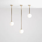 Aldex Lampa sufitowa PINNE MEDIUM GOLD 1080PL_G30_M, złoty/biały, 1x40W E14