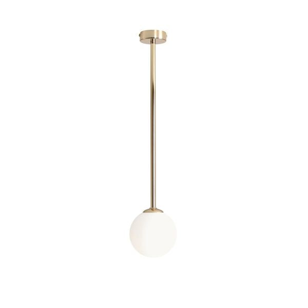 Aldex Lampa sufitowa PINNE MEDIUM GOLD 1080PL_G30_M, złoty/biały, 1x40W E14
