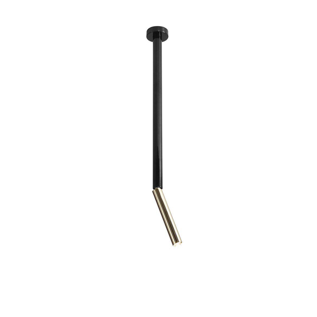 Aldex Lampa sufitowa STICK 1067PL_G1_M, czarny/złoty, 1x35W G9