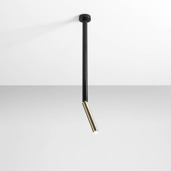 Aldex Lampa sufitowa STICK 1067PL_G1_M, czarny/złoty, 1x35W G9