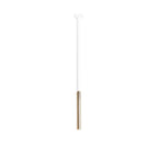 Aldex Lampa sufitowa STICK 1067PL_G_M, biały/złoty, 1x35W G9