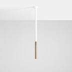 Aldex Lampa sufitowa STICK 1067PL_G_M, biały/złoty, 1x35W G9