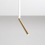 Aldex Lampa sufitowa STICK 1067PL_G_M, biały/złoty, 1x35W G9