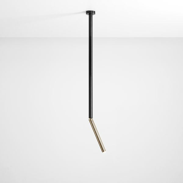 Aldex Lampa sufitowa STICK LONG, 1067PL_G1_L, czarny/złoty, 1x35W G9