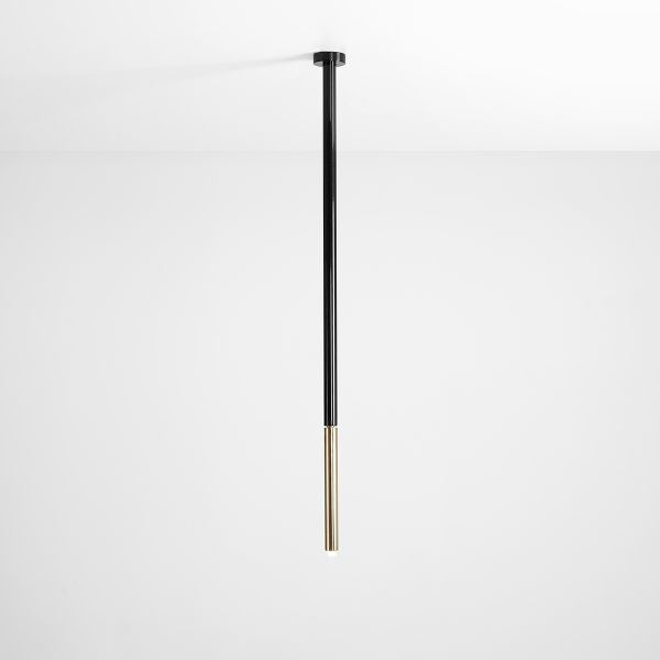 Aldex Lampa sufitowa STICK LONG, 1067PL_G1_L, czarny/złoty, 1x35W G9