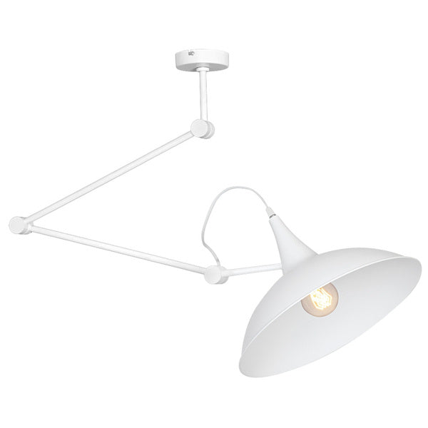 Aldex Lampa sufitowa na wysięgniku MELOS 808PL_G, biała, 1x60W E27