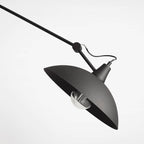 Aldex Lampa sufitowa na wysięgniku MELOS 808PL_G1, czarna, 1x60W E27