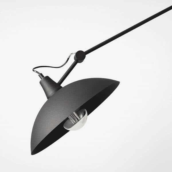 Aldex Lampa sufitowa na wysięgniku MELOS 808PL_G1, czarna, 1x60W E27