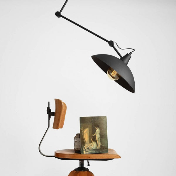 Aldex Lampa sufitowa na wysięgniku MELOS 808PL_G1, czarna, 1x60W E27