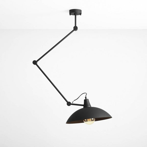Aldex Lampa sufitowa na wysięgniku MELOS 808PL_G1, czarna, 1x60W E27