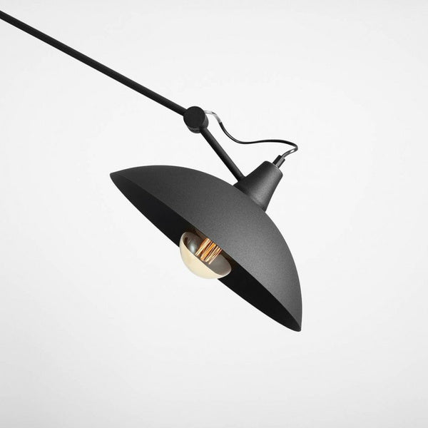 Aldex Lampa sufitowa na wysięgniku MELOS 808PL_G1, czarna, 1x60W E27