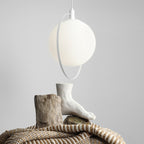 Aldex Lampa wisząca AURA 1049G, biała, 1x60W E27